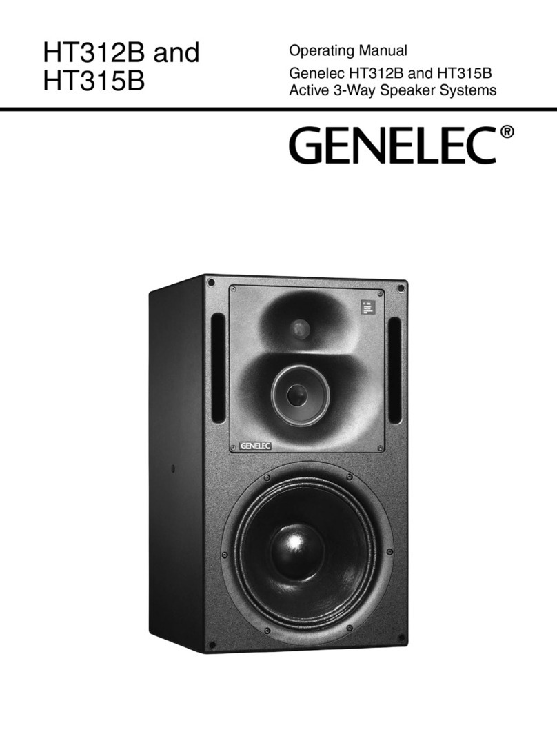 Genelec HT312B User manual