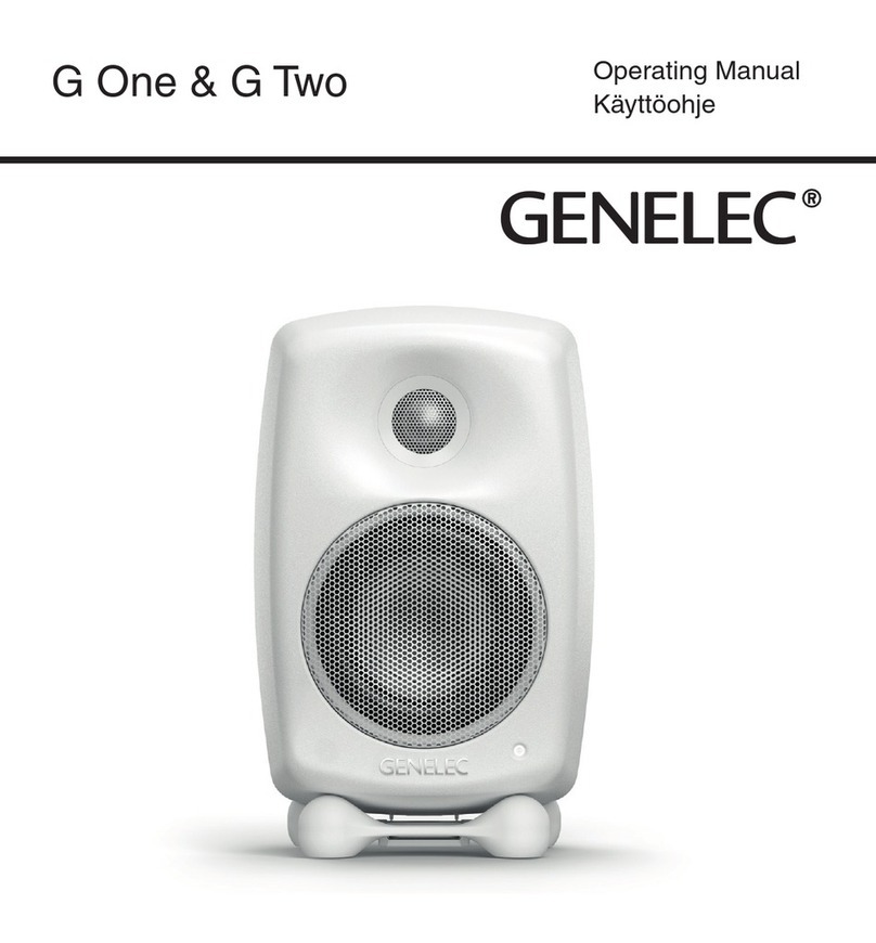 Genelec G One User manual