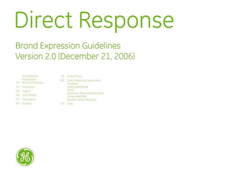 GE Brand Expression Guidelines User manual