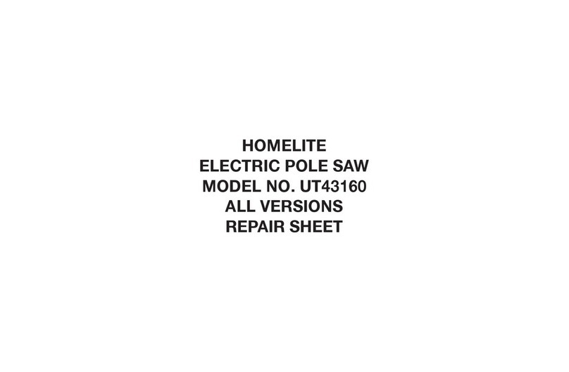 Homelite UT43160 Repair sheet