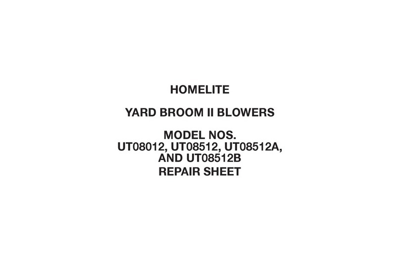 Homelite YARD BROOM II UT08012 Quick setup guide