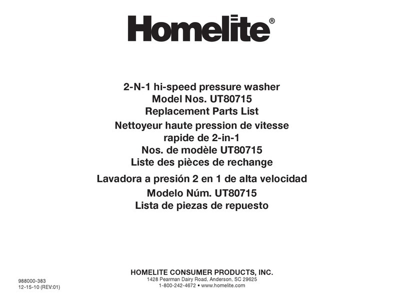 Homelite UT80715 Replacement Application guide