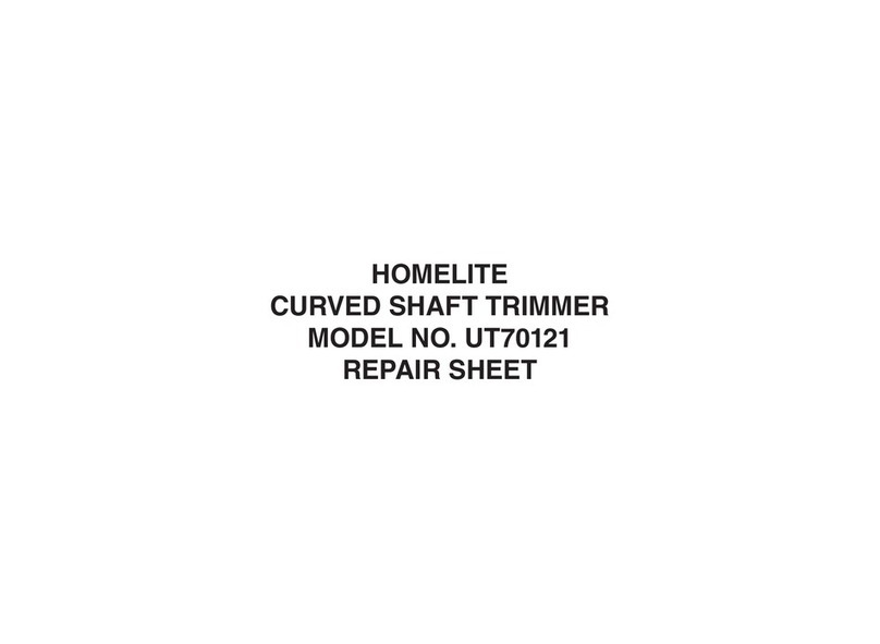 Homelite UT70121 Quick setup guide