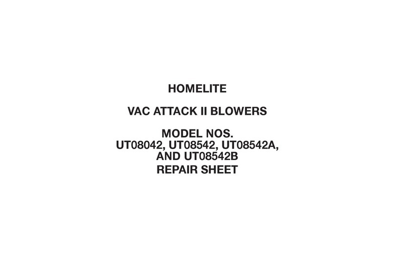 Homelite VAC ATTACK II UT08042 Quick setup guide