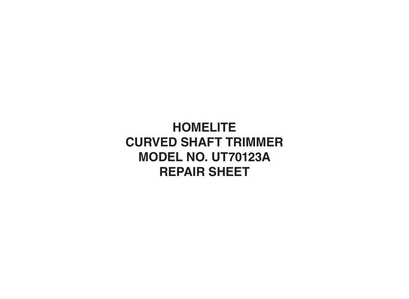 Homelite UT70123A Quick setup guide
