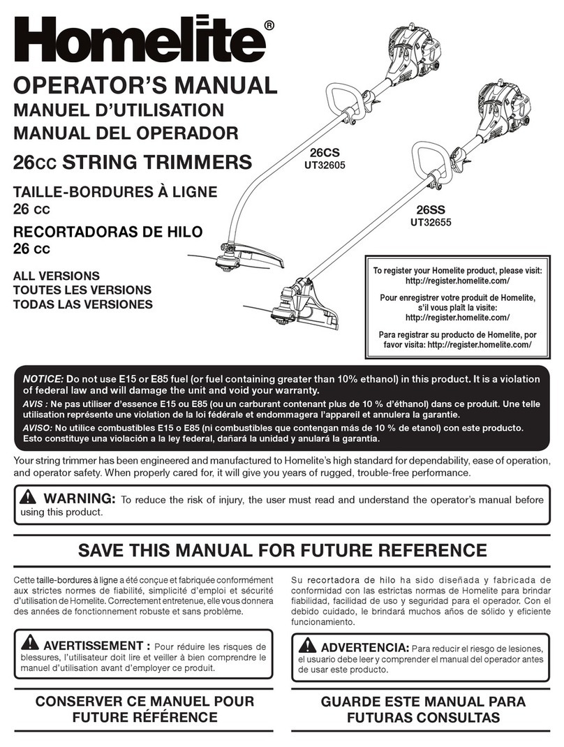 Homelite UT32605 Operator's manual