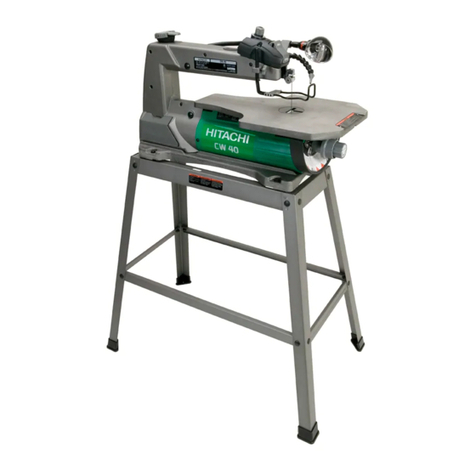 Hitachi CW 40 User manual