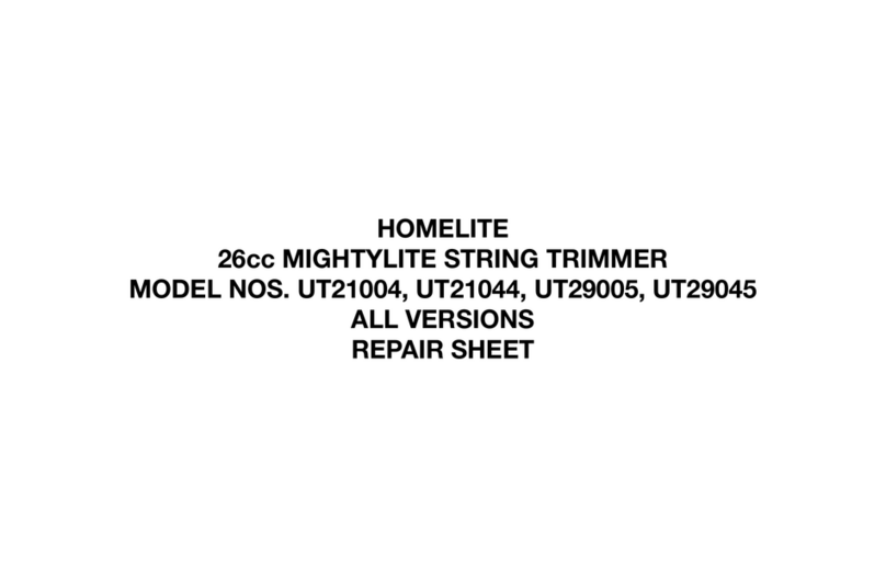 Homelite UT21004 Quick setup guide
