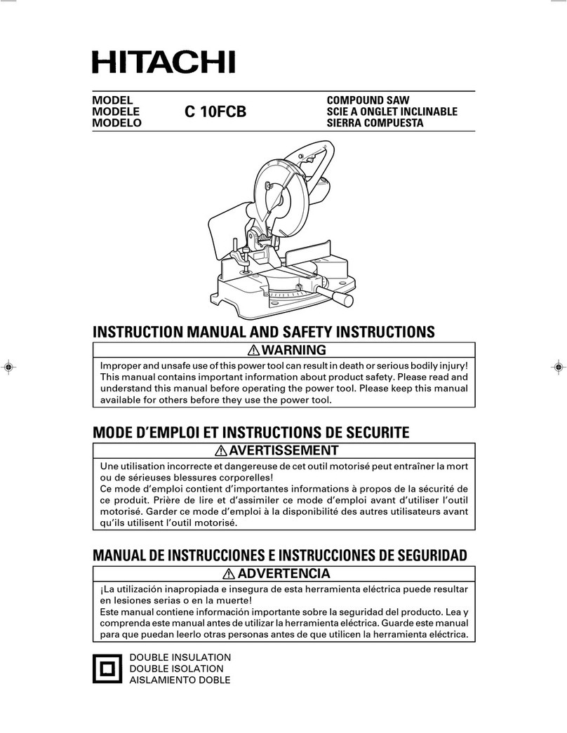 Hitachi C 10FCB User manual