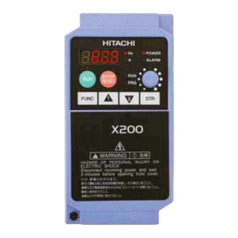 Hitachi X200 Series User manual