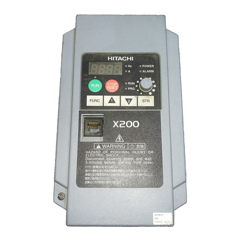 Hitachi X200 Series Quick reference guide