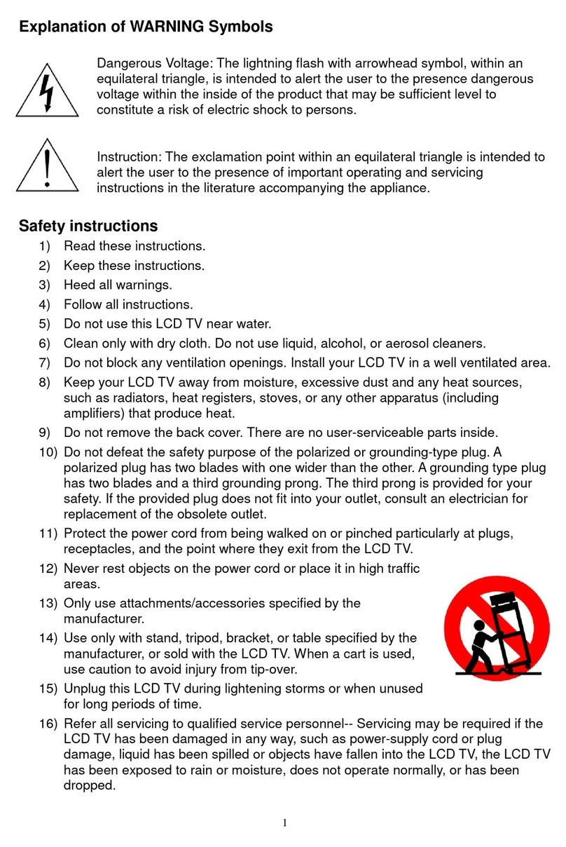 HANNspree LCD TV Installation instructions