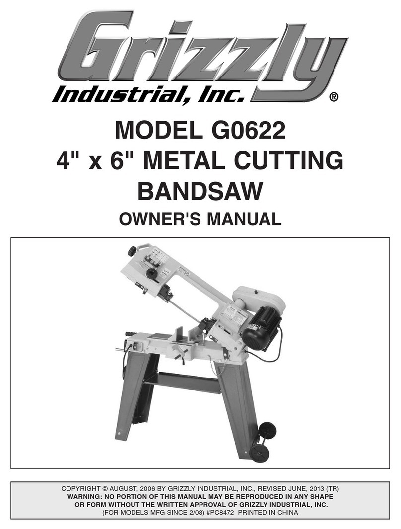Grizzly G0622 User manual