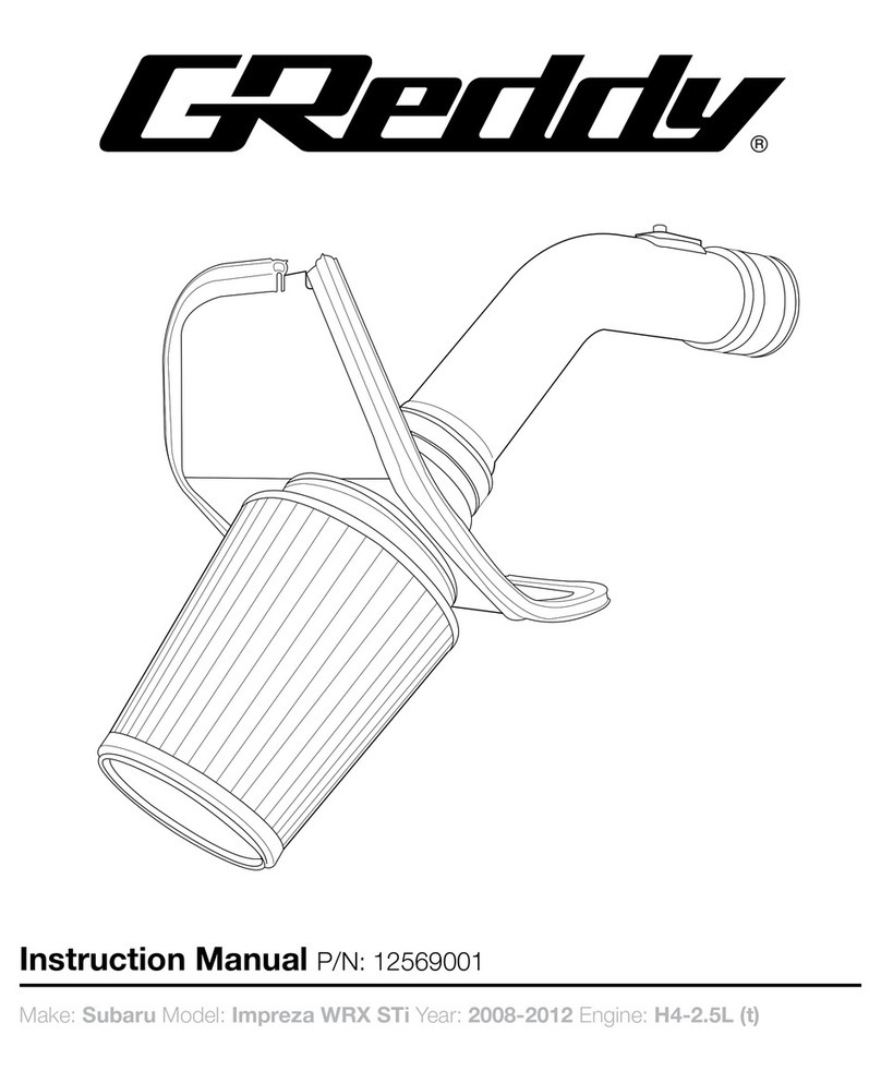 GReddy 12569001 User manual