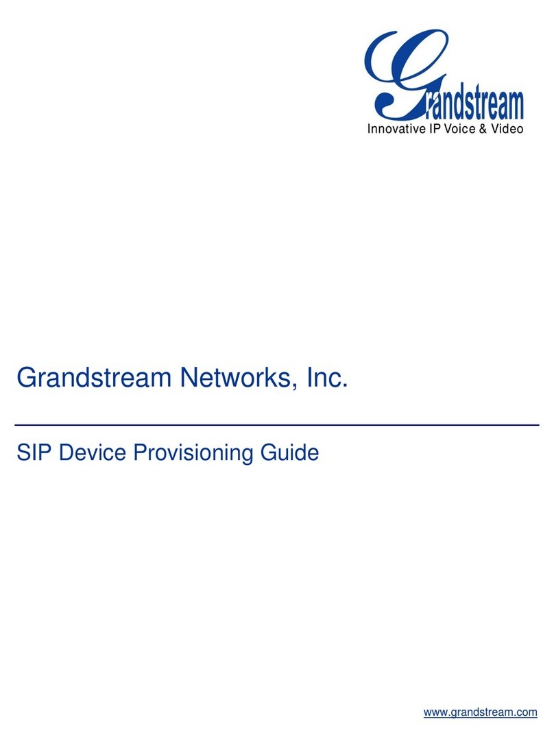 Grandstream Networks SIP Device User manual