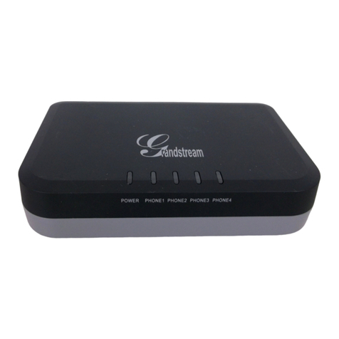 Grandstream Networks HT704 quick start guide