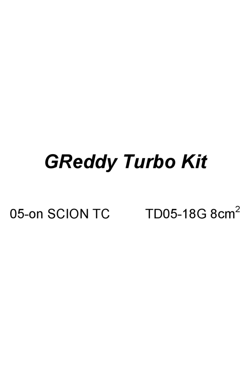 GReddy Turbo Kit installation manual