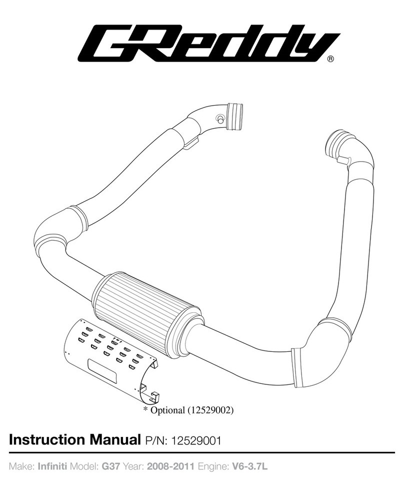 GReddy 12529001 instruction manual