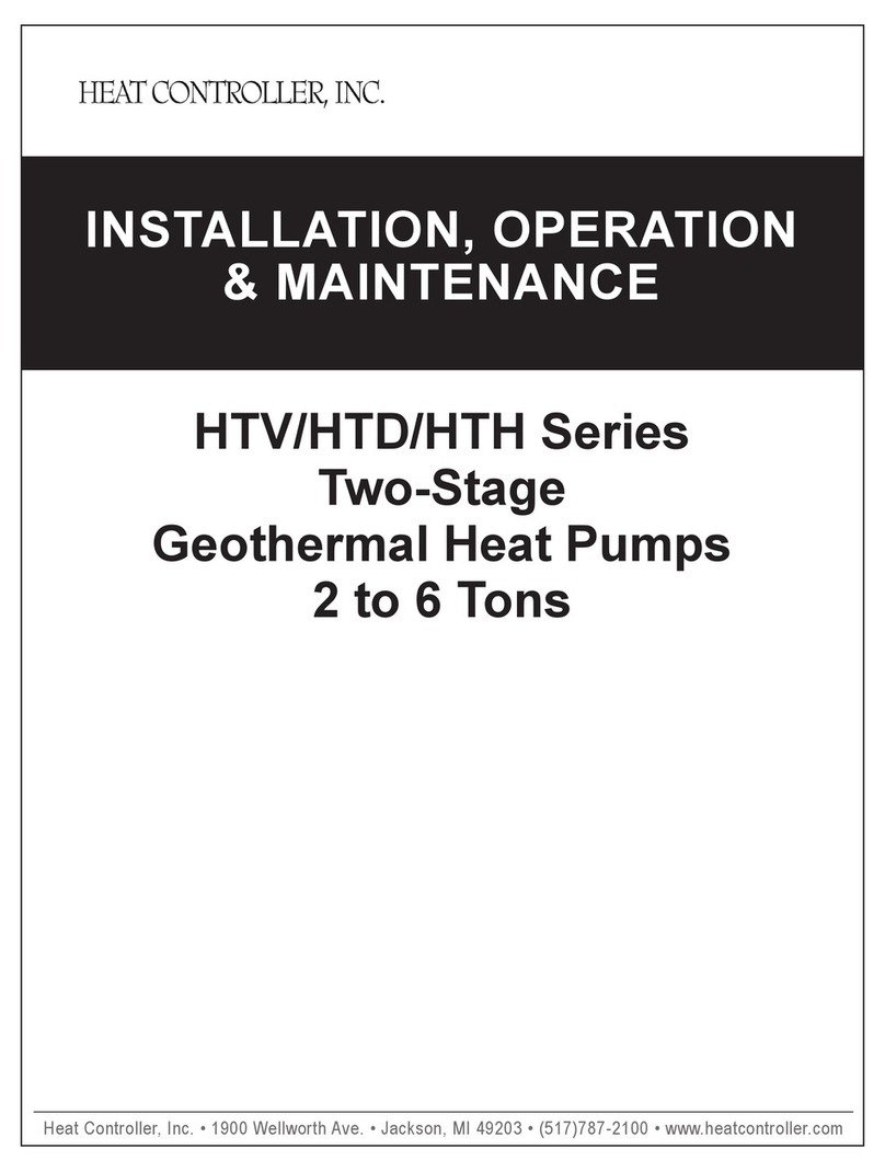 Heat Controller HTV Series Installation, operation & maintenance instructions