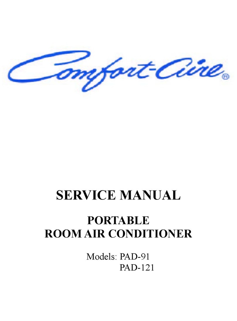 Comfortaire Comfort-Cire PAD-91 User manual