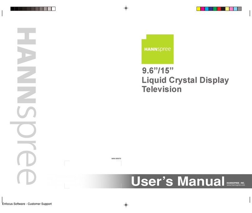 HANNspree LCD TV User manual