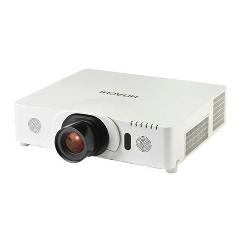 Hitachi CP-X8150 User manual