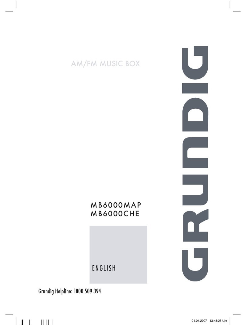 Grundig MB6000MAP User manual