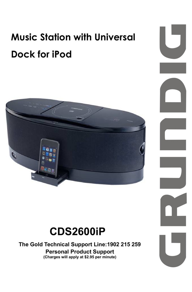 Grundig CDS2600iP User manual