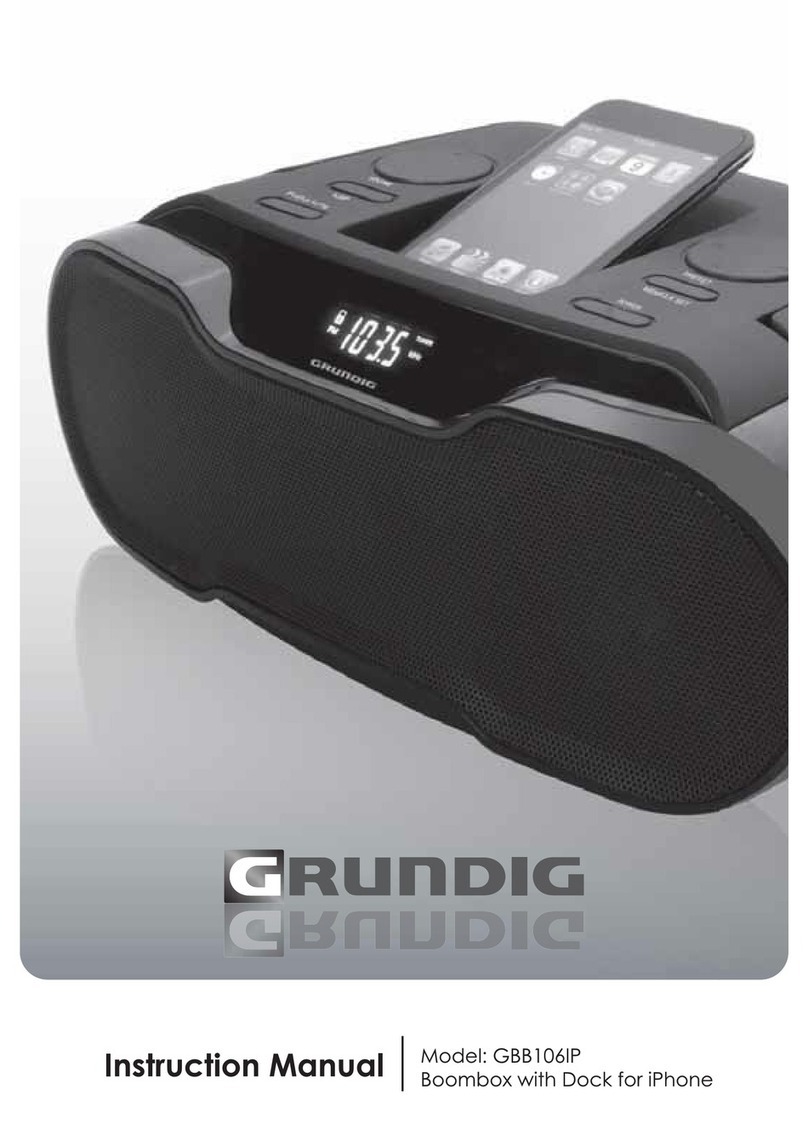 Grundig GBB106IP User manual