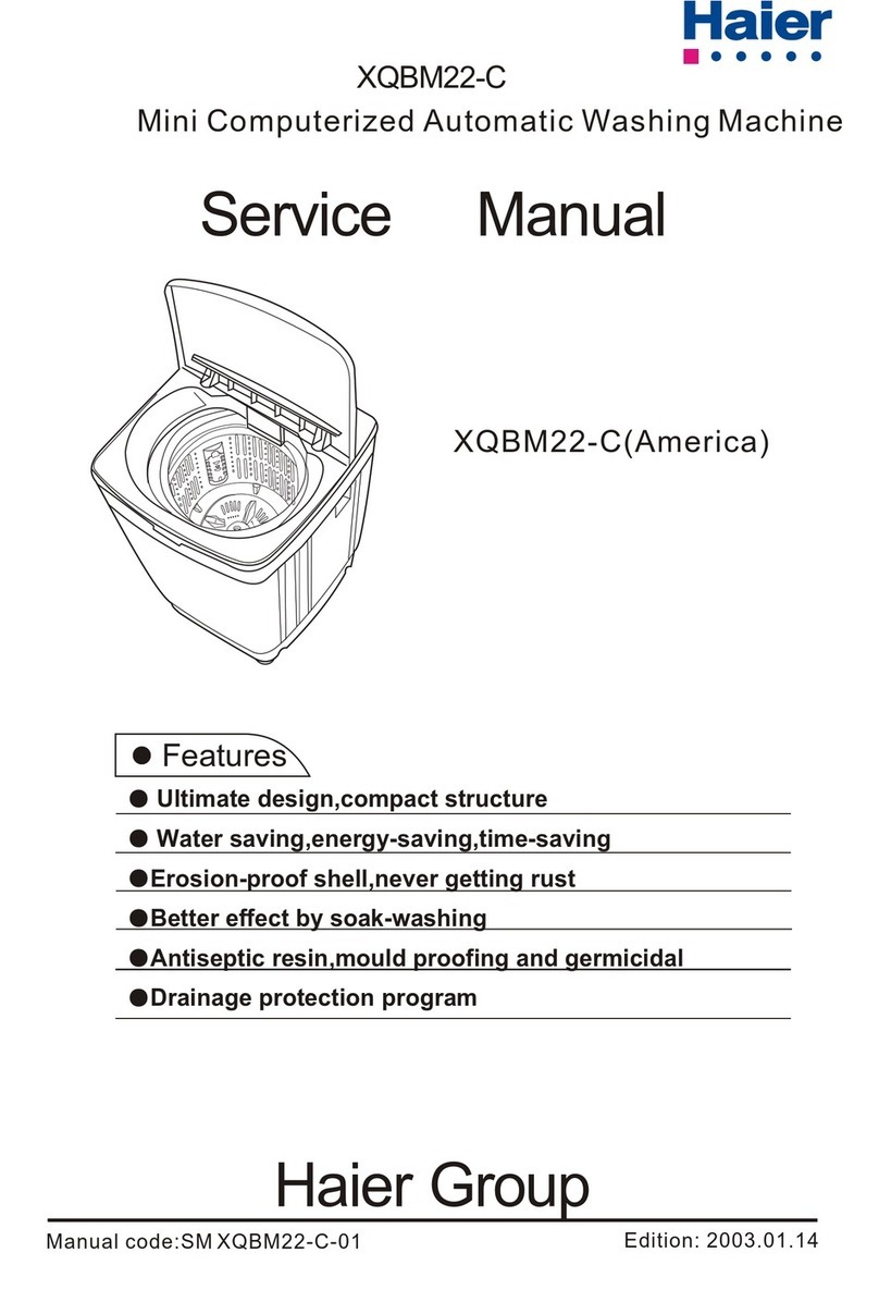 Haier XQBM22-C User manual