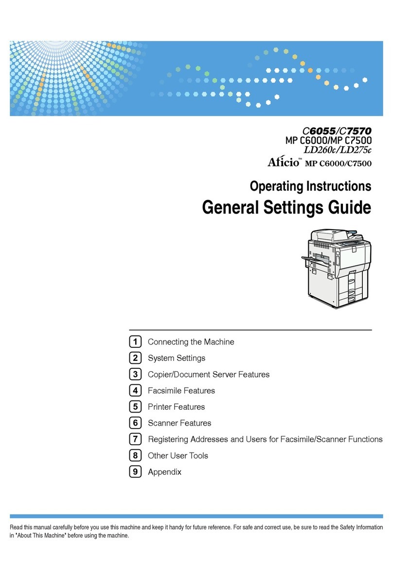 Ricoh C6055 User manual