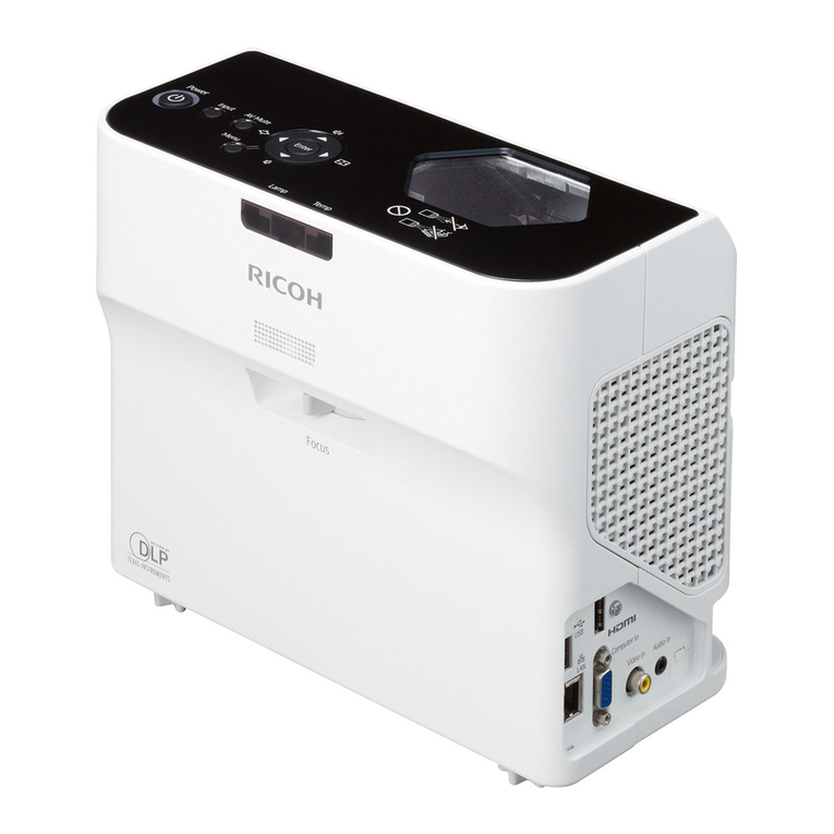Ricoh PJ WX4130n User manual
