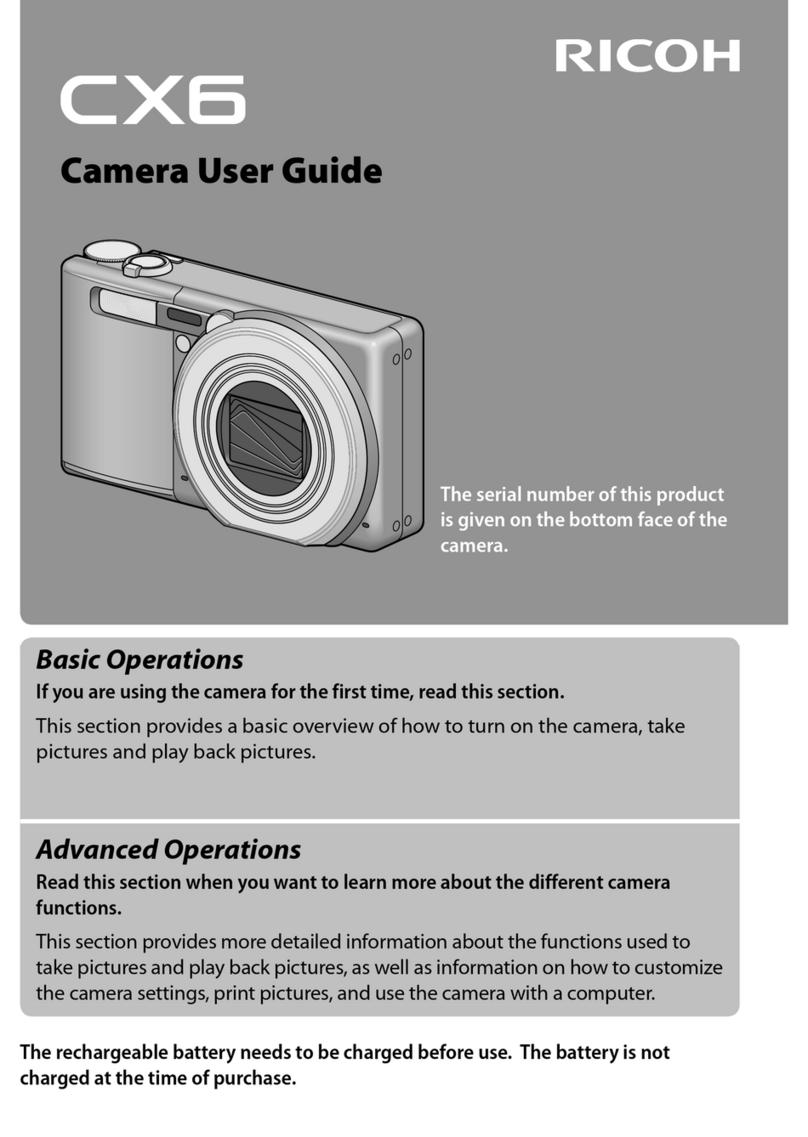 Ricoh CX6 User manual Ricoh CX6 User manual