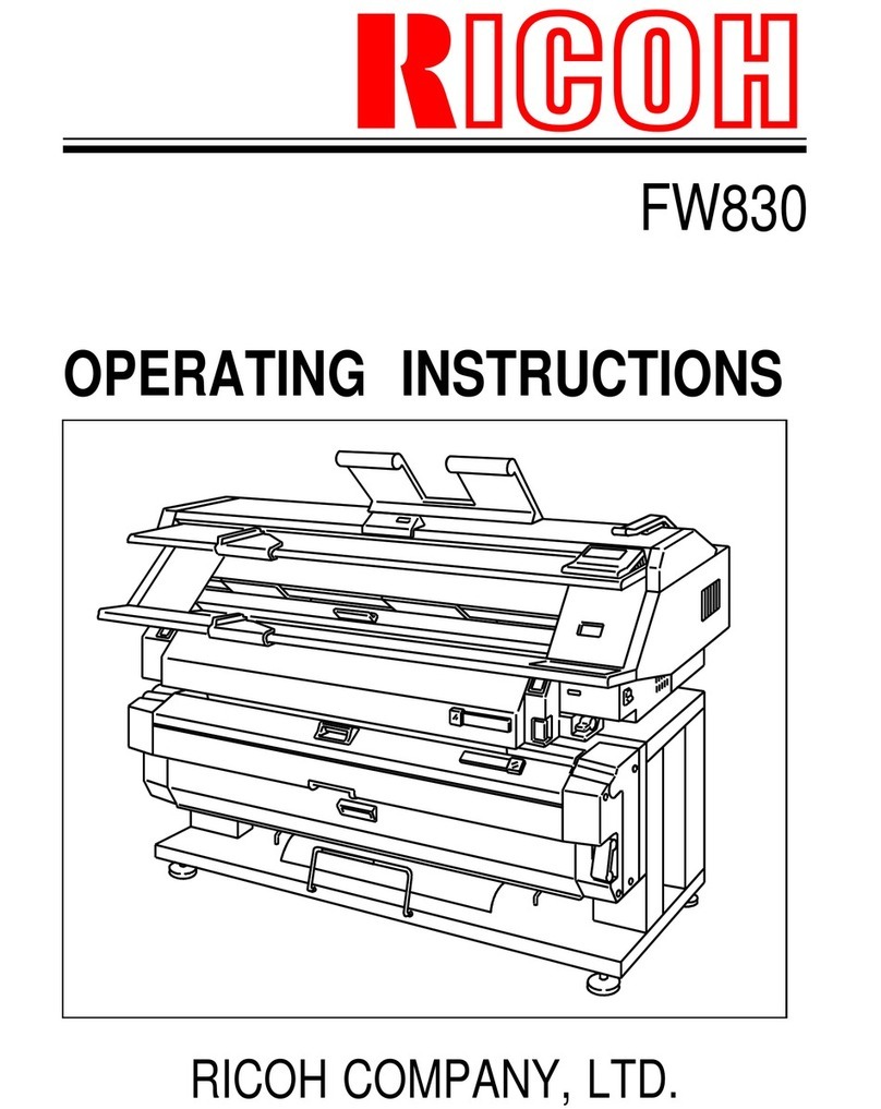 Ricoh FW830 User manual