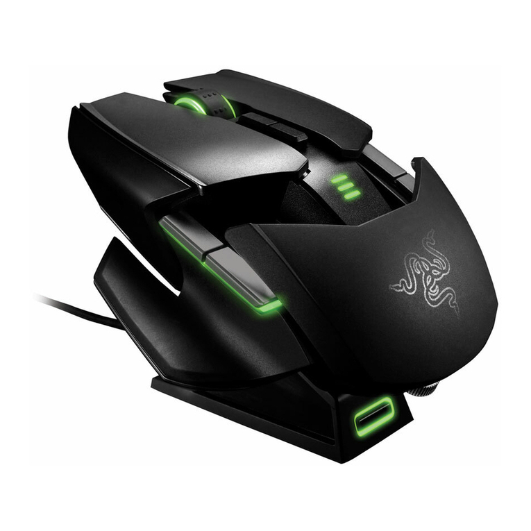 Razer Ouroboros Use and care manual