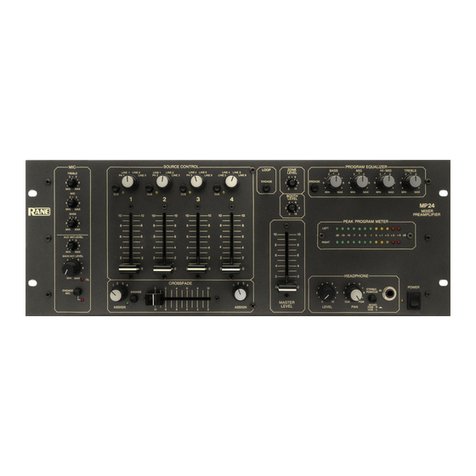 Rane MP 24 User manual