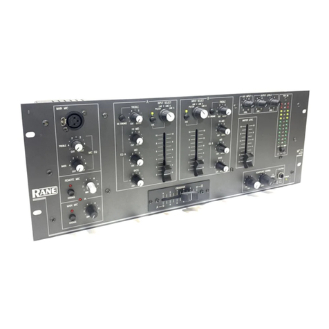 Rane MP 22 Operator's manual