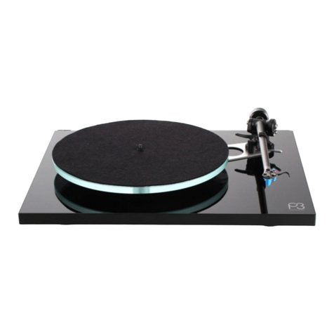 Rega P3 User manual