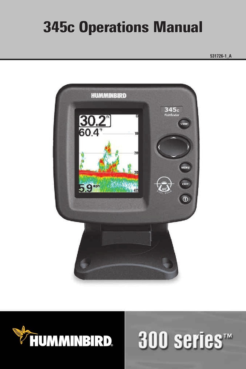 Humminbird 345C Operation manual