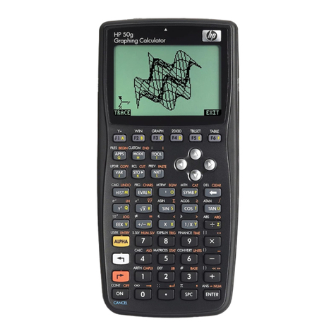 HP 50G User manual