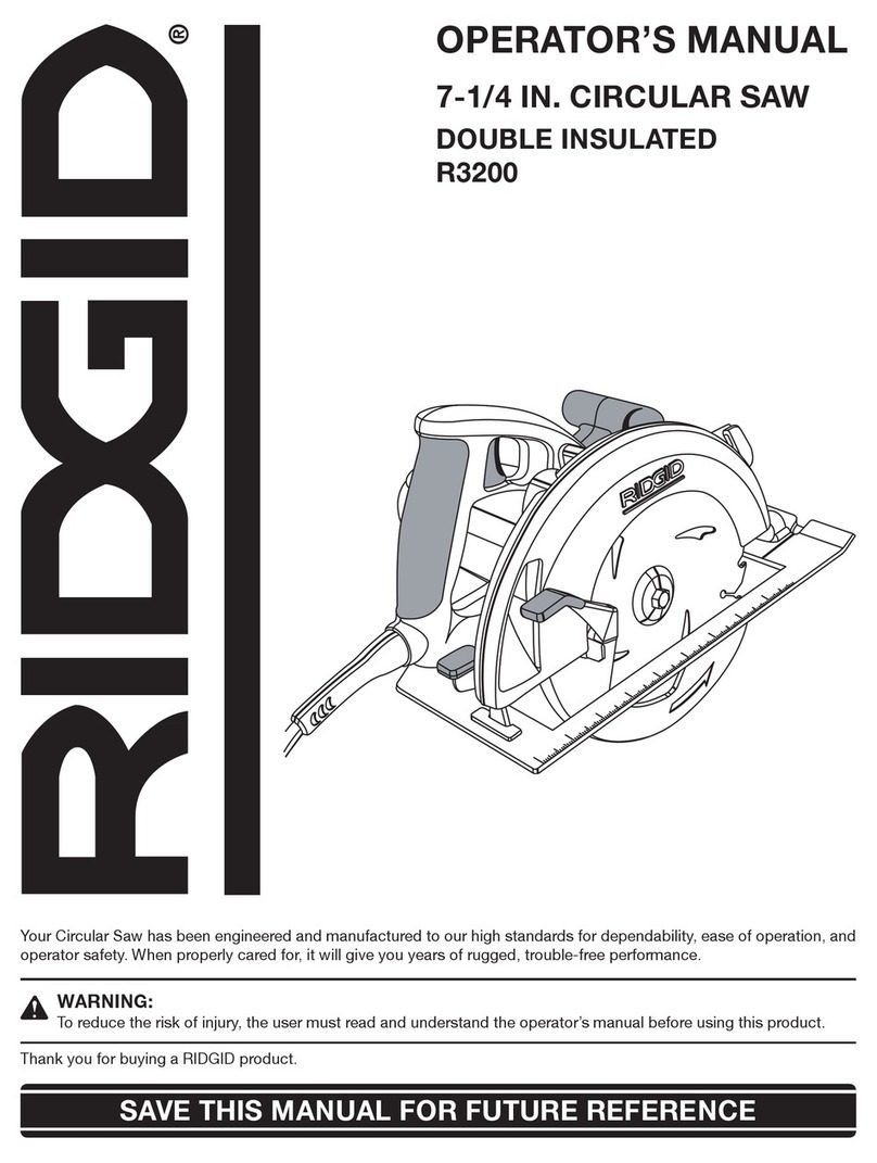 RIDGID R3200 Operator's manual