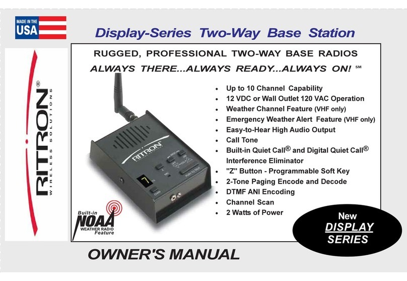 Ritron DISPLAY Series owner's manual