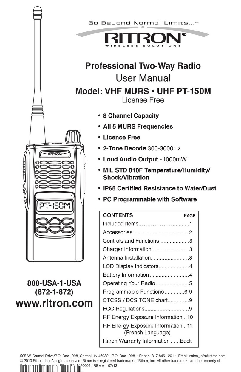 Ritron VHF MURS User manual