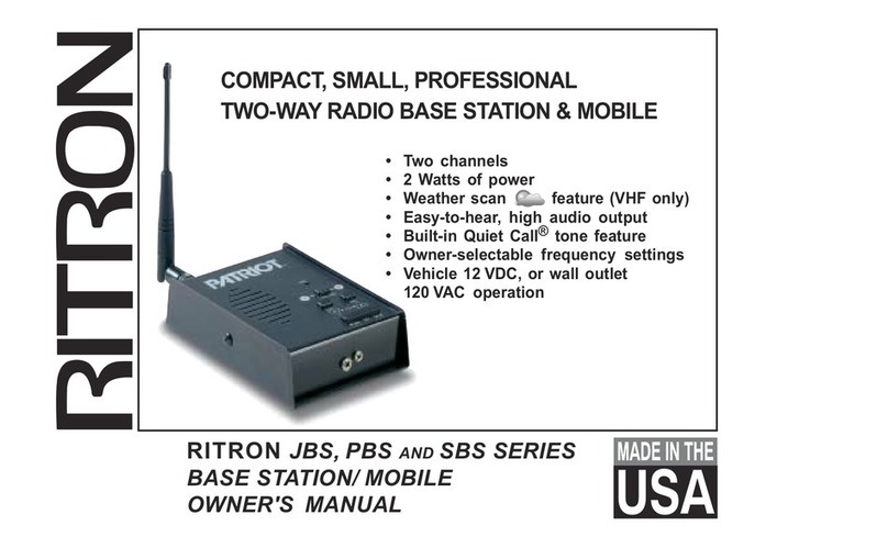Ritron JBS Series User manual