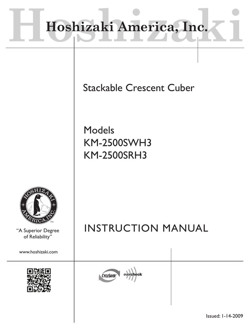 Hoshizaki KM-2500SWH3 instruction manual