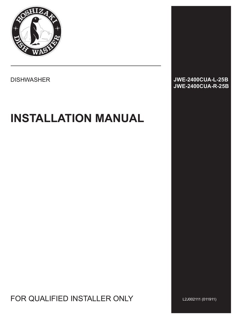 Hoshizaki JWE-2400CUA-L-25B installation manual