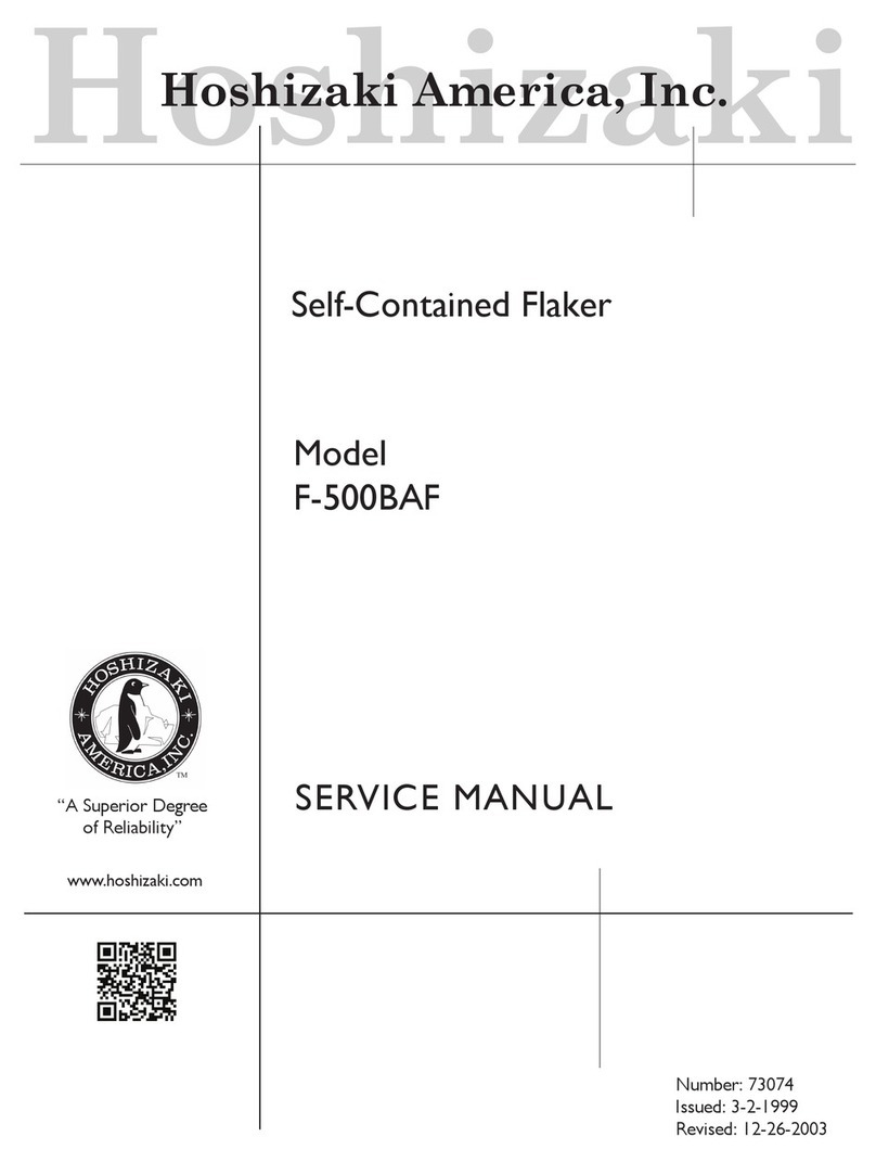 Hoshizaki F-500BAF Service manual