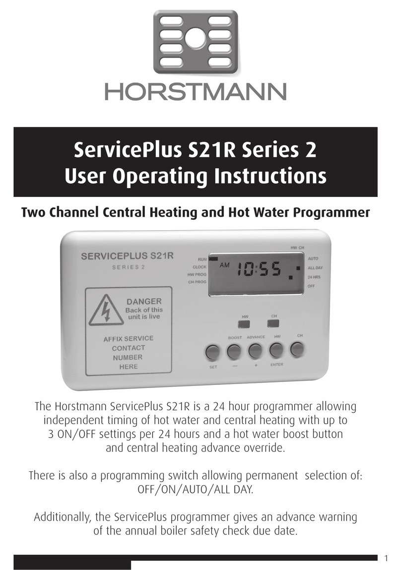 Horstmann ServicePlus S21R Series 2 User operating instructions