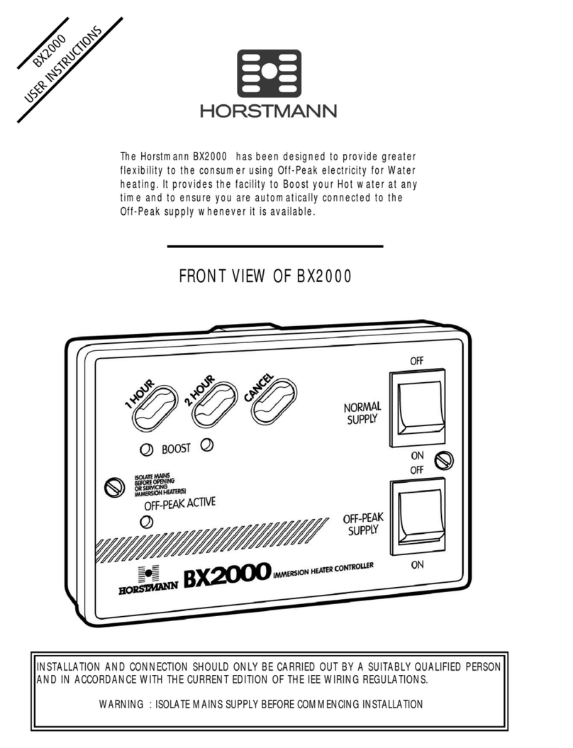 Horstmann BX2000 User manual