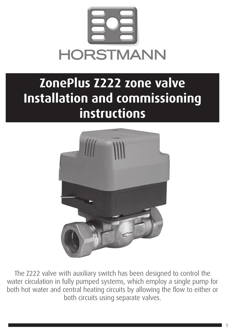 Horstmann ZonePlus Z222 Installation and commissioning instructions